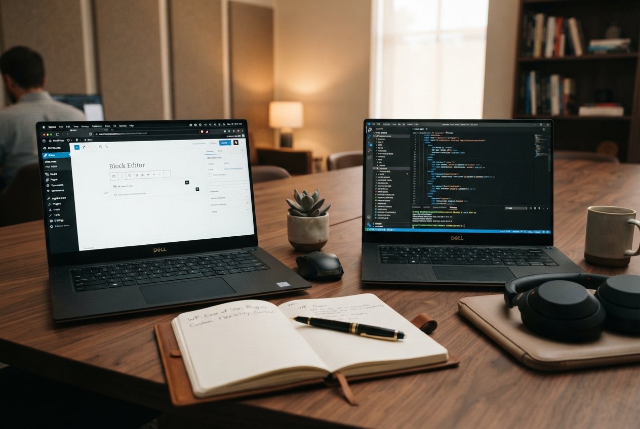 WordPress vs Custom-Coded Website - Blog Post